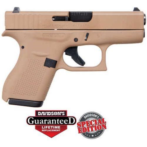 Glock 42 Davidsons Dark Earth 380 ACP 6+1 Round Capacity 3.26