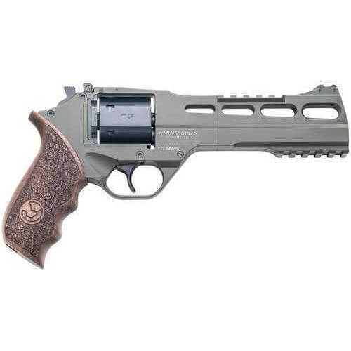 Chiappa Firearms Revolver Rhino 60DS 357 Magnum 6 Round Capacity 6" Barrel O.D. Green Cerakote Finish - Buy A Gun