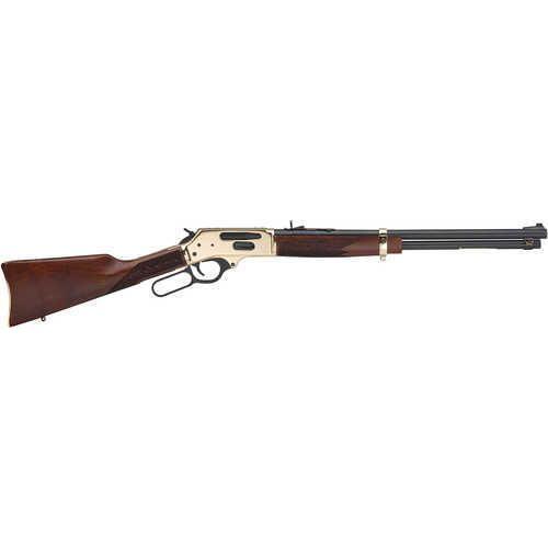 Henry Side Gate Lever Action Rifle 30-30 Winchester 20" Barrel 5 Round Capacity American Walnut Stock Brass Receiver/Blued