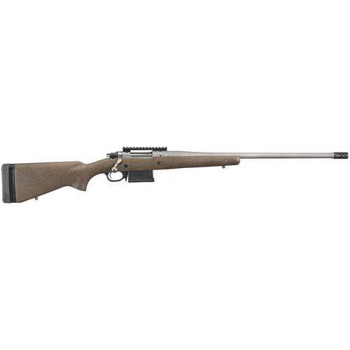 Ruger Hawkeye Long-Range Bolt Action Rifle 6.5 Creedmoor 22" Barrel 5 Round Speckled Black/Brown