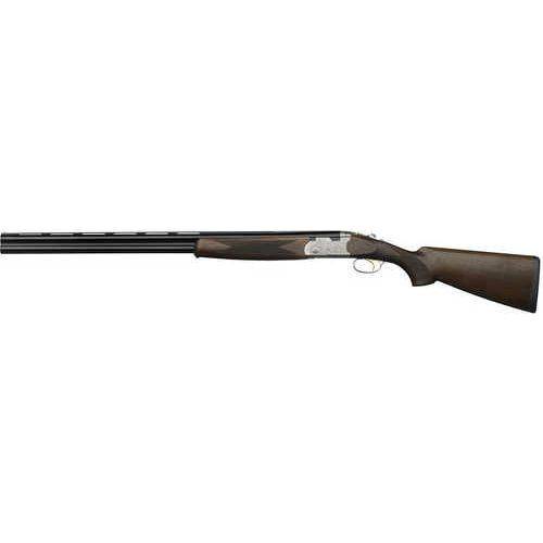 Beretta 686 Silver Pigeon Left Handed Over/Under 12 Gauge Shotgun with a 30-inch barrel, 3-inch chamber, walnut stock, and engraved steel receiver.