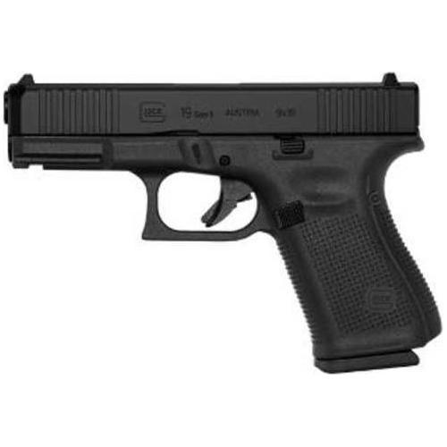 Glock 19 Gen5 Pistol 9mm 4.02" Barrel Fixed Sights 10 Round Front Serrations - Buy A Gun