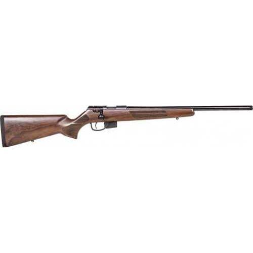 Anschutz Classic Rifle 17 Hmr 18" Threaded Heavy Barrel 1/2x28" Blued Finish Walnut Stock