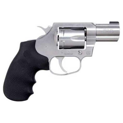 Colt King Cobra Carry Revolver 357 Mag 6 Shot 2" Barrel Overall Brushed Stainless Steel Finish with Black Hogue Overmolded Grip - Buy A Gun