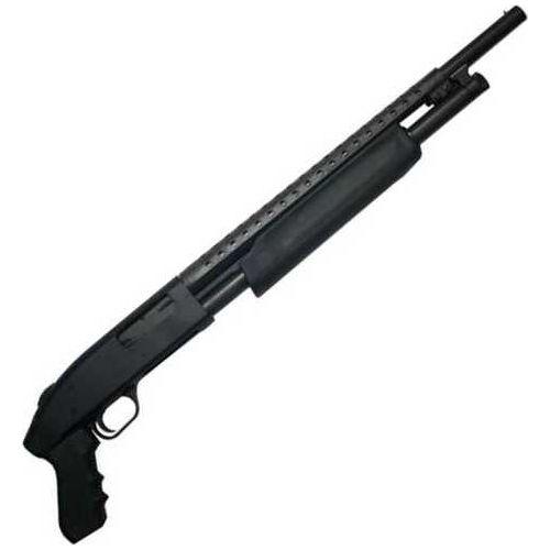 Mossberg Shotgun 500 20/18.5 Parkerized Pistol Grip/heat Shield Persuader Gauge 3