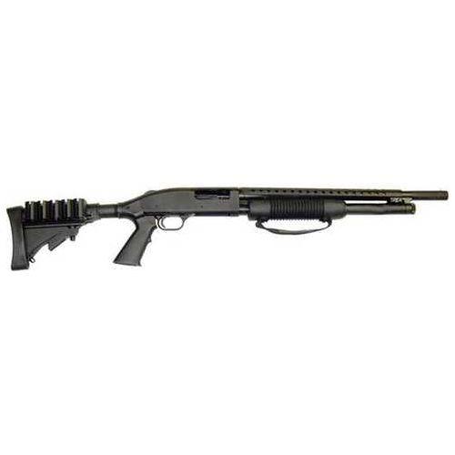 Mossberg 500 Tactical Persuader 12-Gauge Pump-Action Shotgun 18.5" Barrel Rounds Black