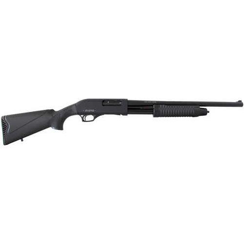 Rock Island CR103 Meriva Pump 12 Gauge 18.50" 5+1 3" Black Fixed Synthetic Stock Anodized Steel Receiver