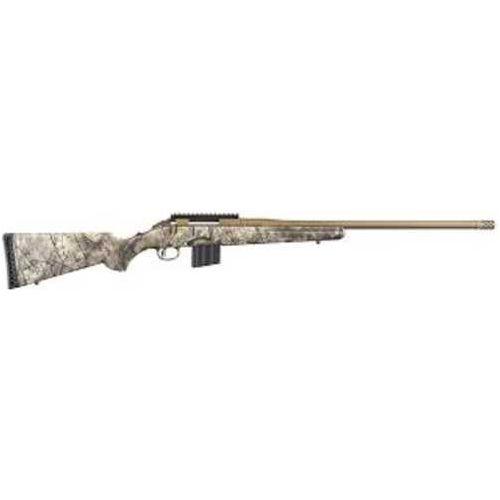 Ruger American Rifle 350 Legend 22" Threaded Barrel Go Wild Camo Stock Bronze Finish