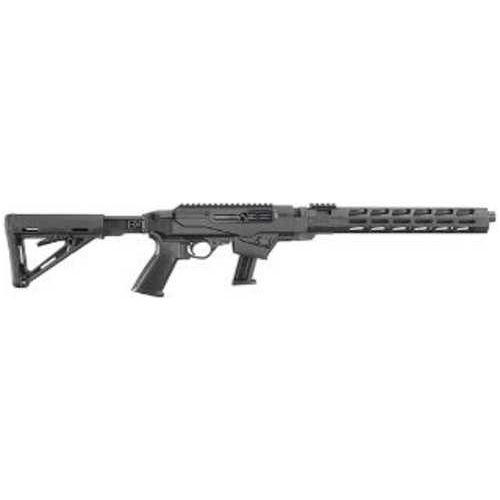 Ruger PC Carbine 9mm 16" Threaded Fluted Barrel Black Synthetic Chassis With Aluminum Free-float Handguard