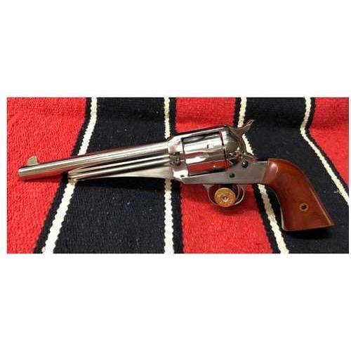 Cimarron 1875 Outlaw Revolver 45 Colt 7.5" Nickel Finish Walnut Grip - Buy A Gun