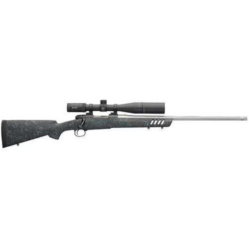 Winchester Model 70 Coyote Light Suppressor Ready Bolt Action Rifle 6.5 Creedmoor 24" Stainless Barrel Black/Grey/Stainless