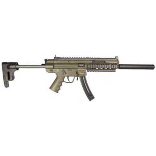 ATI GSG Semi Automatic Carbine Rifle 16.25" Barrel 22 Long Green