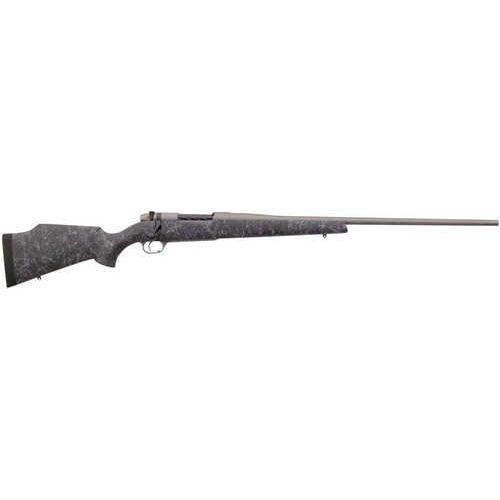 Weatherby Mark V Weathermark Rifle 6.5 RPM 24" Barrel Tac Gray Cerakote Black w/Gray Webbing