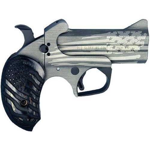 Bond Arms Old Glory Derringer 45 Colt (LC)/410 Gauge 3.50" Barrel 2 Round American Flag Stainless Steel Cerakote - Buy A Gun