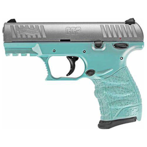 Walther CCP M2 Pistol .380 ACP 3.54" Barrel Angel Blue Finish With Stainless Steel Slide 8 Round - Buy A Gun