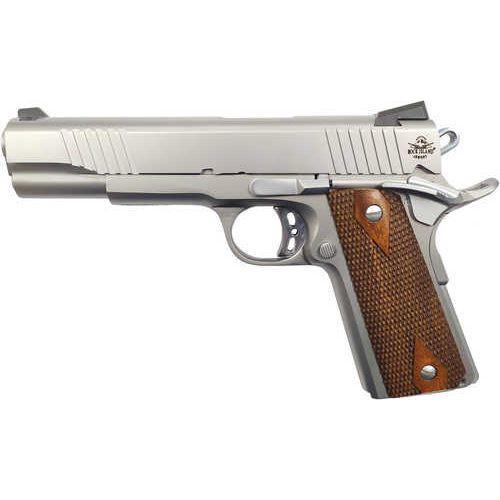 Rock Island Armory M1911 FS Tactical Pistol 45 ACP 8 Round Stainless Steel Frame With Wood Grip - Buy A Gun