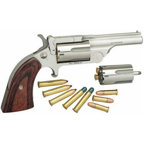 North American Arms Ranger Break Top II 22LR/22WMR 2.5" Barrel Stainless/Rosewood Grip 5-Shot Capacity - Buy A Gun