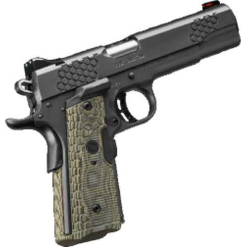 KIMBER KHX CUSTOM Pistol 45ACP 5" Barrel 8+1 Capacity Gray KimPro Finish/Hogue Magrip G-10 Mag Red Laser - Buy A Gun