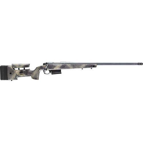 Bergara B-14 HMR Wilderness Rifle 308 Winchester 20" Barrel Woodland Camo Molded with Mini-Chassis Stock Matte Blued