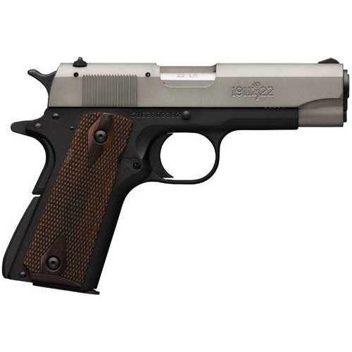 Browning 1911-22 A1 Compact Pistol 22 LR 3.63" Barrel 10 Round Capacity Diamondwood Walnut Grip - Buy A Gun