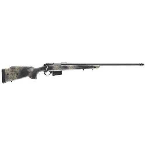 Bergara B-14 Wilderness Series Rifle 7mm Remington Mag 24" Barrel Sniper Grey Cerakote Finish Terrain Molded With Mini-chassis Stock