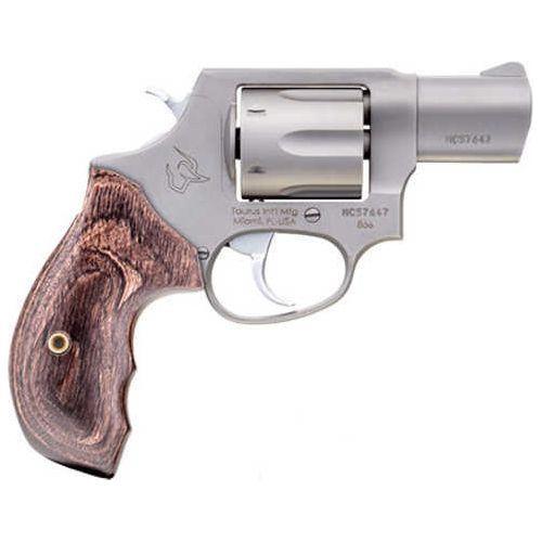 Taurus 856 Revolver 38 Special + P 6 Round 2" Barrel Stainless Steel Finish Walnut Grip - Buy A Gun