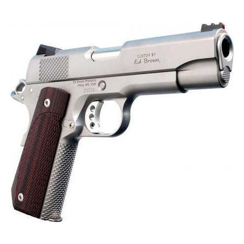 Ed Brown KC18SS Kobra Carry Single 45 ACP 4.25" Barrel 7 Round Capacity FOF Laminate Wood Grip Stainless Steel - Buy A Gun