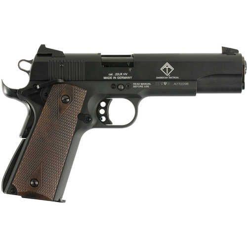 American Tactical Imports GSG 1911 Pistol 22 Long Rifle 5" Threaded Barrel 10 Round Blued Wood Grips GERG2210M1911 - Buy A Gun