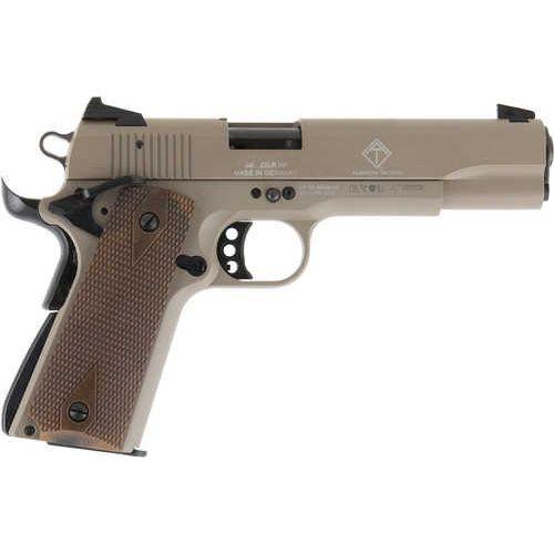 American Tactical Imports GSG 1911 Pistol 22 Long Rifle 5" Threaded Barrel Tan 10+1 Rounds 2210M1911T - Buy A Gun