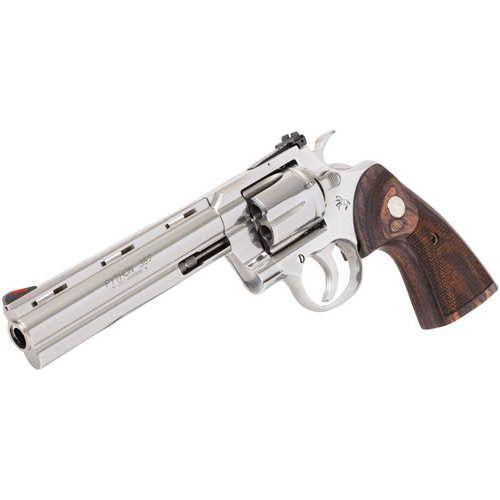 New Colt Python Revolver 357 Magnum 6" Barrel Stainless Steel With Walnut Grips 6 Rd - Buy A Gun