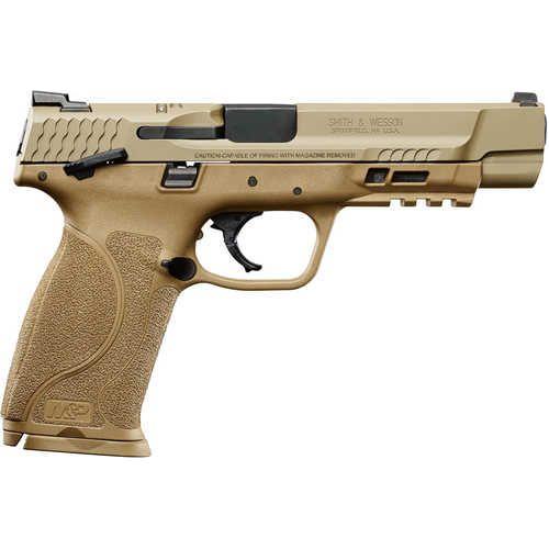 Smith & Wesson M&P M2.0 Pistol 9mm 5" Barrel 17 Round Mag FDE Finish With Thumb Safety - Buy A Gun