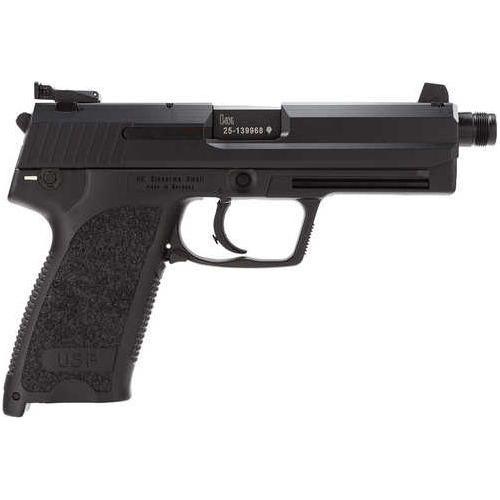 HK USP45T V1 Tactical Pistol 45 ACP 5.09" Threaded Barrel 12 Rounds Black Finish 81000350 - Buy A Gun