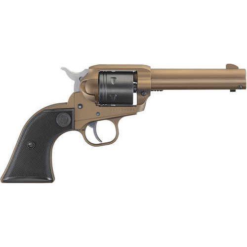 Ruger Wrangler Revolver 22 Long Rifle 6 Round 4.62" Burnt Bronze Cerakote Finish Black Cylinder Checkered Polymer Grips - Buy A Gun