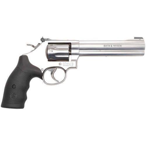 Smith & Wesson 648 22 Mag Revolver 6" Barrel 8 Shot Stainless Steel Finish Black Polymer Grip - Buy A Gun