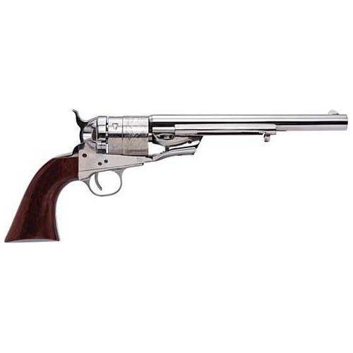 Cimarron 1860 Richards-Mason Revolver .45 Colt 8" Barrel 6 Round Capacity Fixed Sights Wood Grips Nickel Finish - Buy A Gun