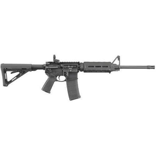 Ruger AR556 AR-15 Rifle 5.56 NATO 30 Shot Magpul Moe Black Six Position Stock