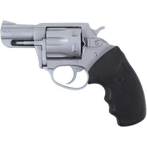 Charter Arms Undercover Police Revolver 38 Special 6 Shot 2.20" Barrel Stainless Steel Finish Black Rubber Grip - Buy A Gun