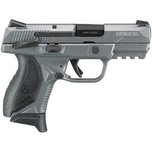 Ruger American Compact Pistol 9mm 3.55" Barrel 17 Round Gray Cerakote Finish 3-Dot Novak LoMount Sights - Buy A Gun