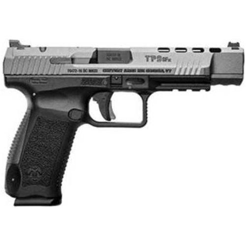 Century Arms Canik TP9SFX Pistol 9mm 5.2" Barrel 10 Round Fiber Optic Sights Tungsten Cerakote - Buy A Gun