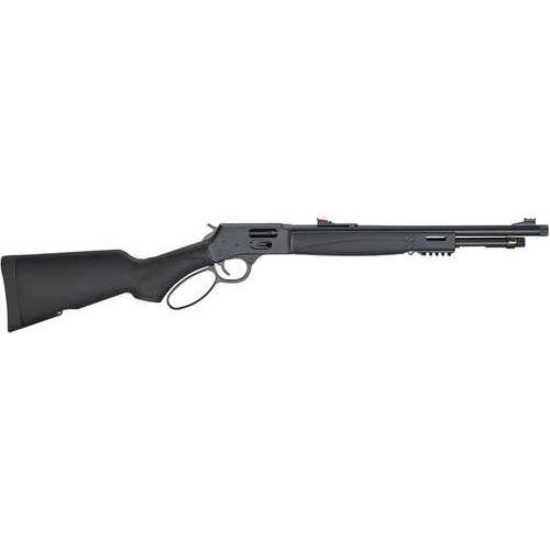 Henry Big Boy X Model Lever Action Rifle 44 Rem Mag 7 Round 17.40" Barrel Black Synthetic Stock Blued Finish Fiber Optic Sights