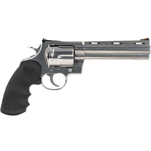 New Colt Anaconda Revolver 44 Mag 6 Shot 6" Barrel Semi-Bright Stainless Steel Finish with Black Hogue Rubber Grip - Buy A Gun