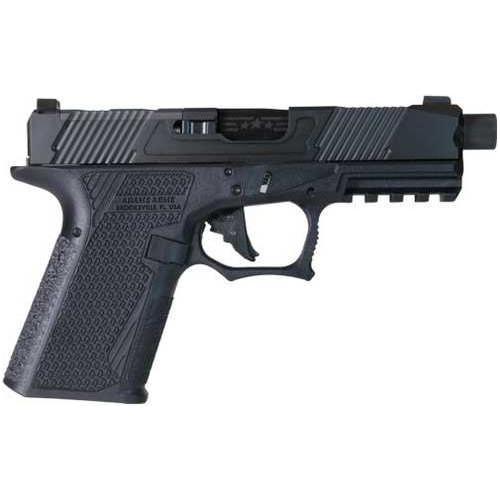 Adams Arms AA-19 Semi-Auto Pistol 9mm Luger 4.5" Barrel (2)-15Rd Mags Optics Cut Fixed Sights Black Polymer Finish - Buy A Gun