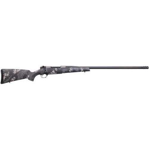 WEATHERBY MKV BACKCOUNTRY 2.0 TI CARBON 257WBY MAG 28" Barrel Capacity 3+1 fiber Stock with Grey and White Sponge Pattern