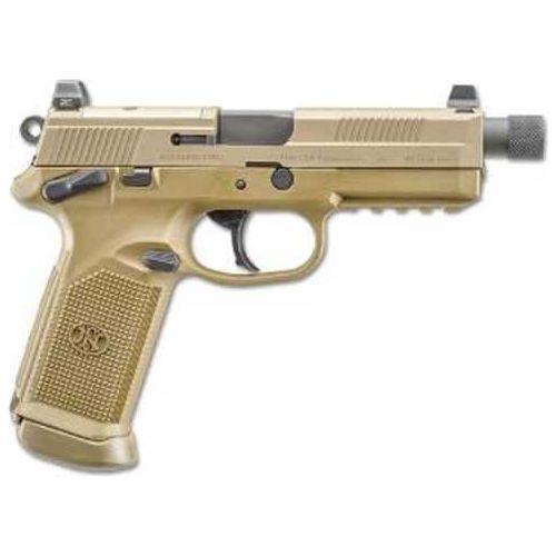 FN America FNX-45 Semi-Auto Tactical Pistol 45ACP 5.3" Barrel (2)-10Rd Mags Rised 3-Dot Night Sights Flat Dark Earth Polymer Finish - Buy A Gun