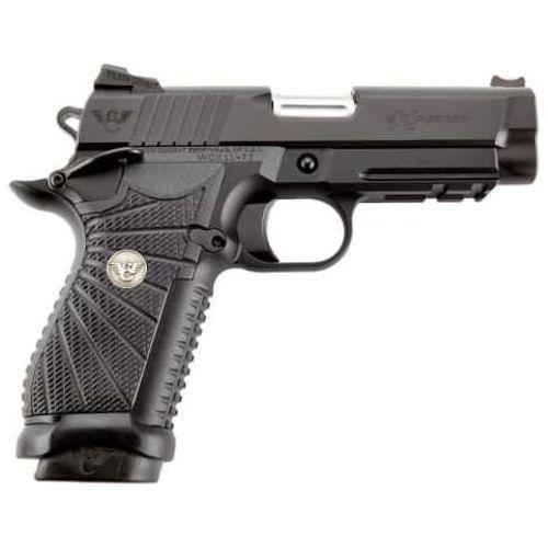 Wilson Combat 1911 Experior Compact Semi-Auto Pistol 9mm Luger 4" Barrel (1)-15Rd Mag Fixed Sights Black Finish - Buy A Gun