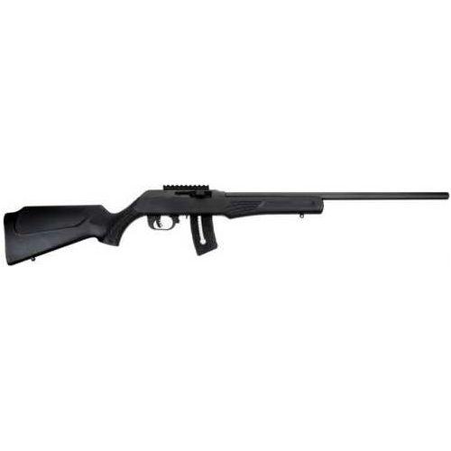 Rossi RS22 Semi-Auto Rifle 22 Winchester Magum Rimfire 21" Barrel (1)-10Rd Mag Fiber Optic Front & Rear Adjustable Sights Coyote Brown Synthetic Stock Matte Black Finish