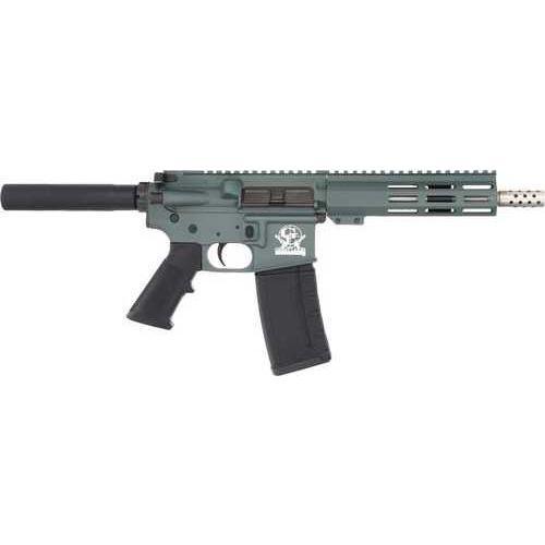 Great Lakes Firearms & Ammo AR15 Semi-Auto Pistol 223Remington 7.5" Stainless Steel Barrel (1)-30Rd Mag Charcoal Green Finish - Buy A Gun