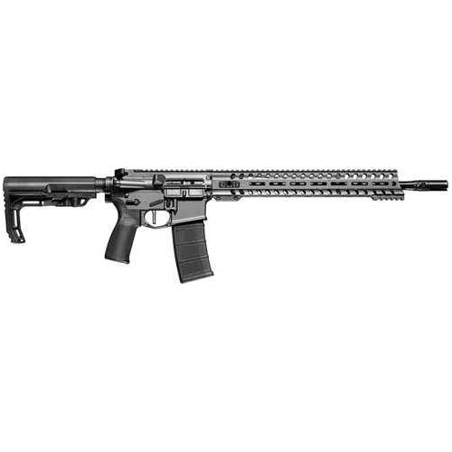 Patriot Ordnance Factory Minuteman Direct Impingement AR-Style Semi-Auto Tactical Rifle 223Remington 16.5" Match Grade Barrel (1)-10Rd Mag Black Finish