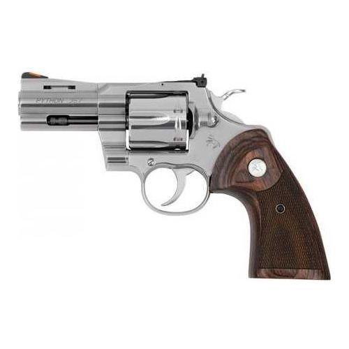 New Colt Python Revolver 357 Magnum 3" Barrel Stainless Steel With Walnut Grips 6 Rd - Buy A Gun