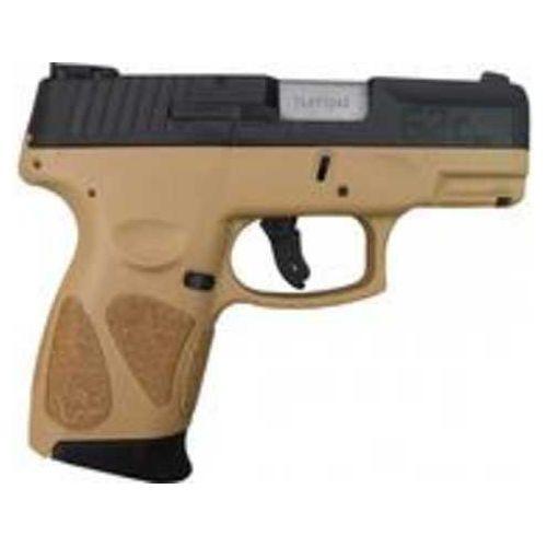 Taurus G3C Optics Ready Semi-Auto Pistol 9mm Luger 3.2" Barrel (2)-12Rd Mags Adjustable Black Serrated Sights FDE Polymer Grips Matte Tenifer - Buy A Gun